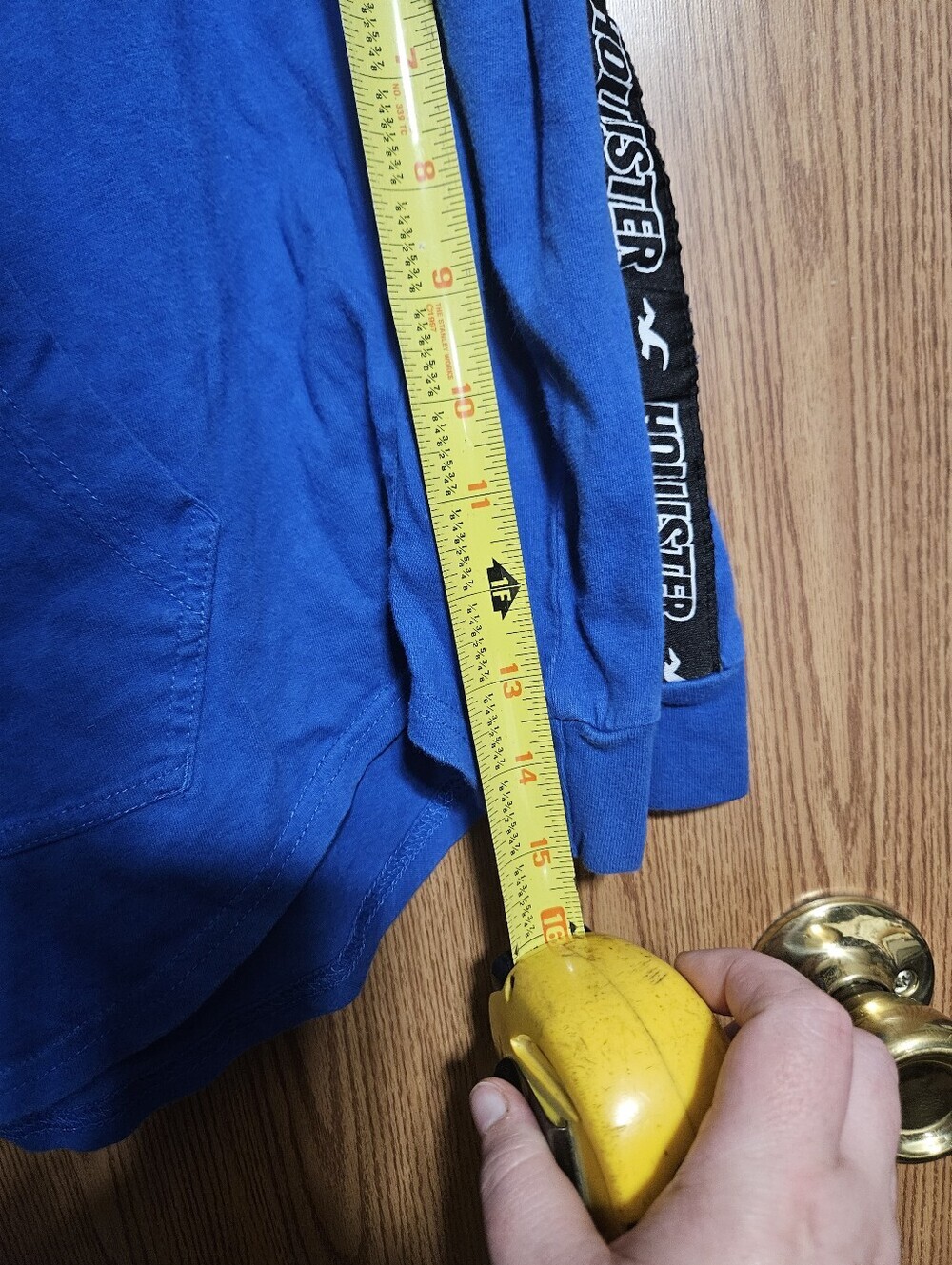 Bundle Of Two Hollister Hooded Tee Blue Navy Blue Size Small! - Picture 4 of 8